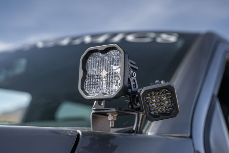 Diode Dynamics 21-22 Ford F-150 SSC2 Stage Series Backlit Ditch Light Kit Sport - White Combo