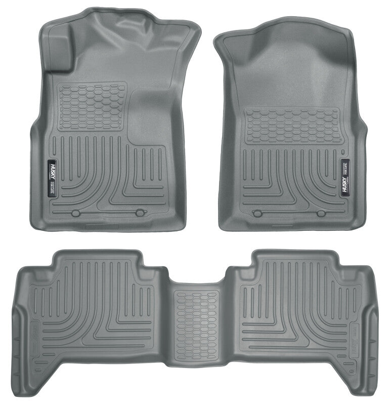 Husky Liners WeatherBeater Combo Grey Floor Liners | Toyota Tacoma (05-15) (98952)