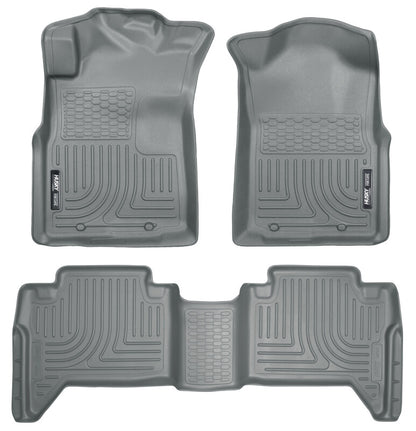 Husky Liners WeatherBeater Combo Grey Floor Liners | Toyota Tacoma (05-15) (98952)