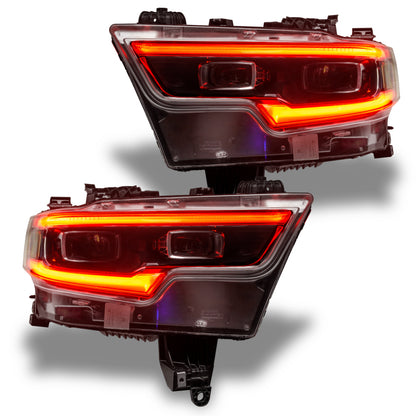 Oracle Lighting Projector LED Headlight DRL Kit: Ram 1500 2019-2024 w/ BC1 Controller