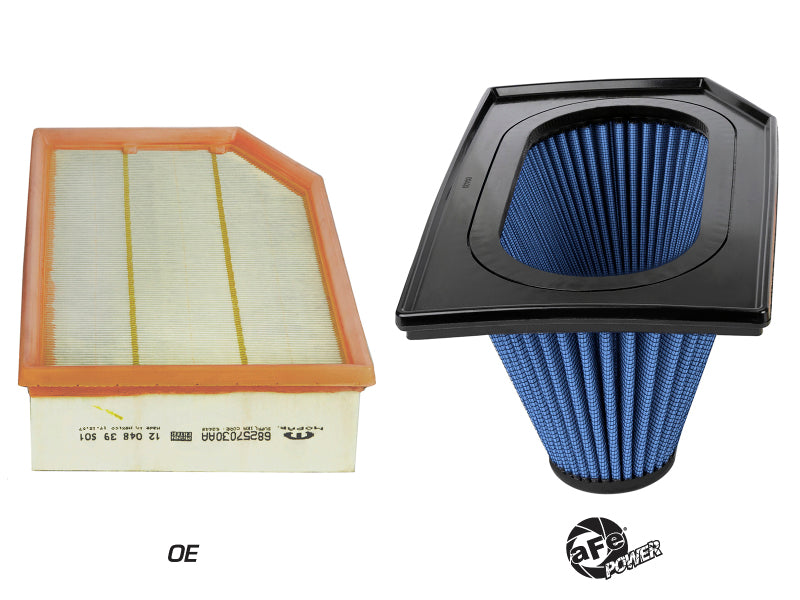 aFe POWER Magnum FLOW Pro 5R Air Filter (F&R): Jeep Wrangler JL / Gladiator JT 2018-26 2.0L/3.6L (30-80280)