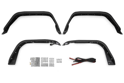 DV8 Offroad Slim Steel Fender Flares: Fits Most Jeep Wrangler / Gladiator Models (2018-2026)