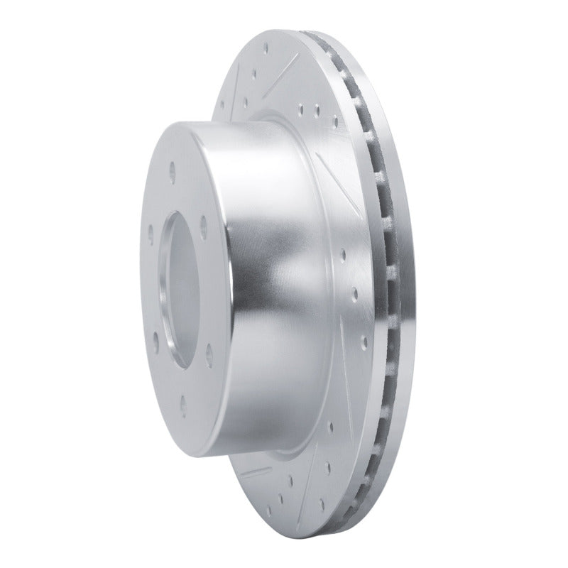 R1 Concepts 19-25 Ford Ranger / Bronco Rear Drilled & Slotted Silver Brake Rotor | Ford Ranger / Bronco (19-26) (631-54276L)