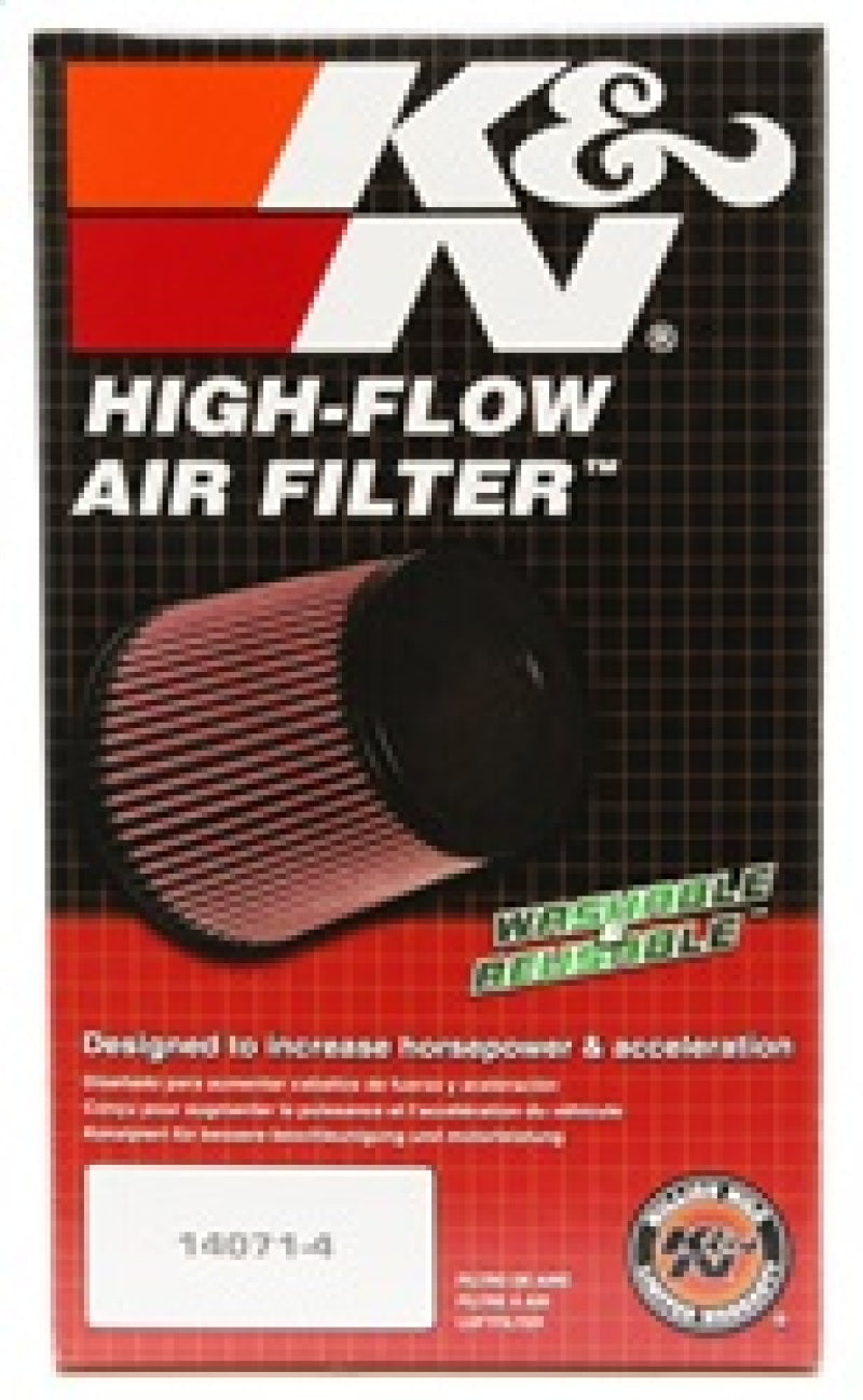 K&N Universal Round Tapered Performance Washable Air Filter | Jeep Wrangler JK (07-18) (RU-4730)