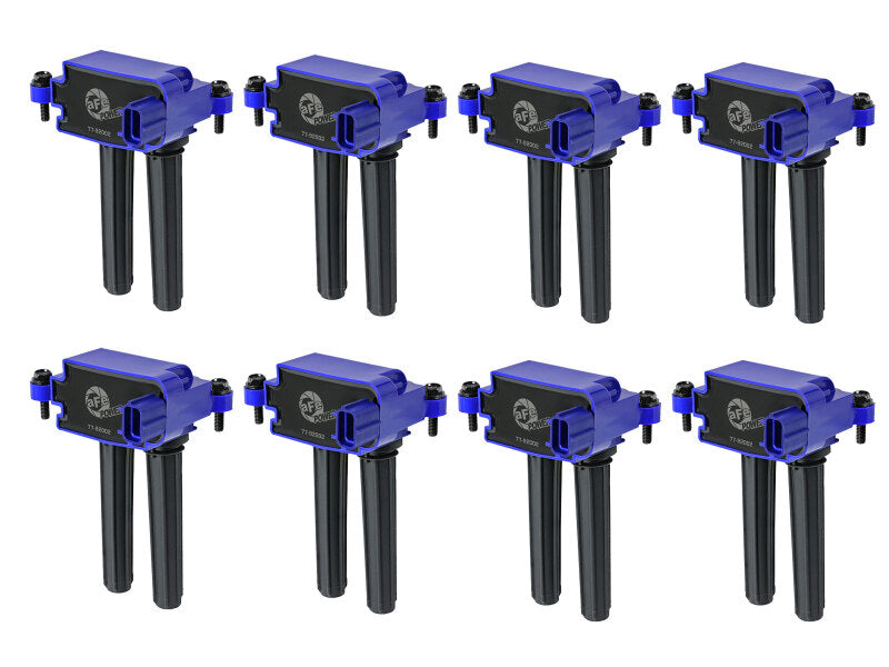 aFe Scorcher Hi-Perf Ignition Coil (8 Pack): Fits Dodge / Jeep / Ram 5.7L / 6.4L Hemi (06-24)