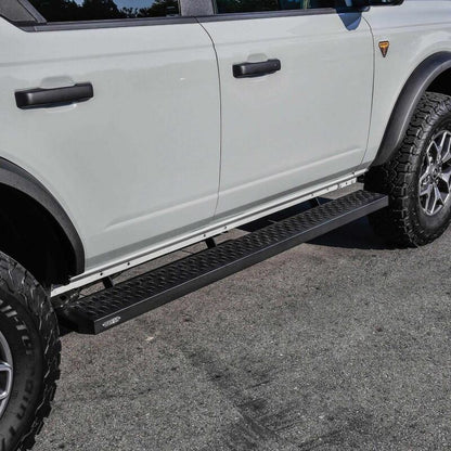 Westin Grate Steps Running Boards | Ford Bronco (21-26) 75 in Textured Black (27-74725)