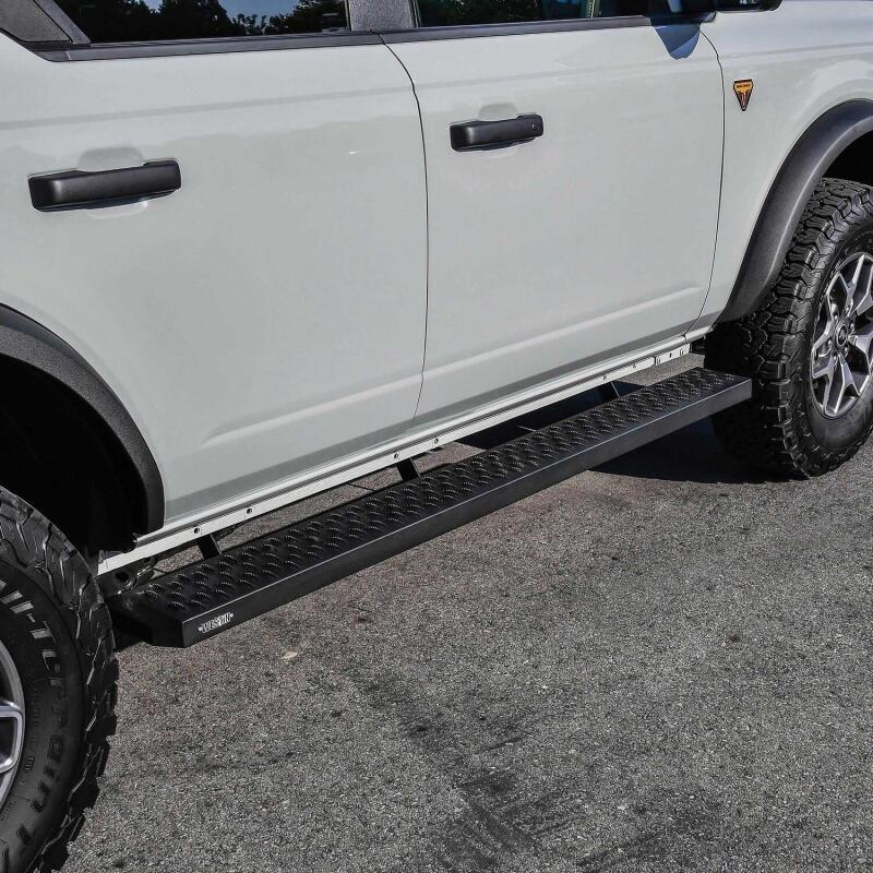 Westin Grate Steps Running Boards | Ford Bronco (21-26) 75 in Textured Black (27-74725)