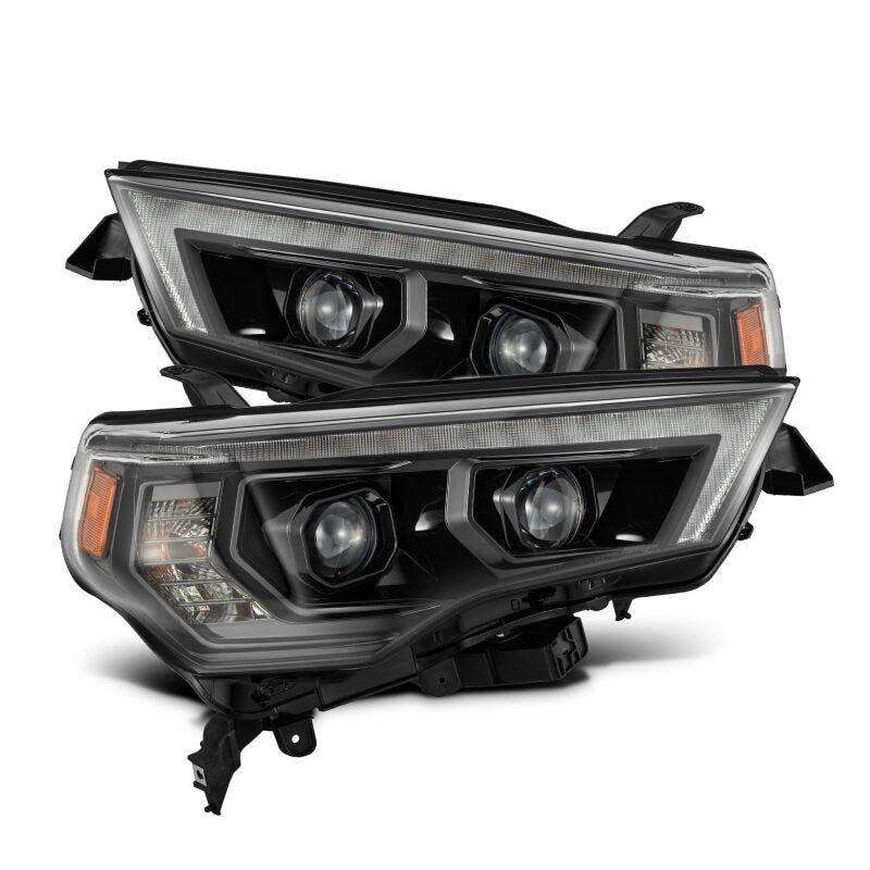 AlphaRex PRO-Series Halogen Projector Headlights Alpha-Black | Toyota 4Runner MK II (14-20) (880850)
