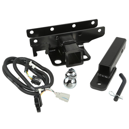 Rugged Ridge 2-Inch Hitch Kit w/ Ball: Fits Most Jeep Wrangler Models (2007-2018)