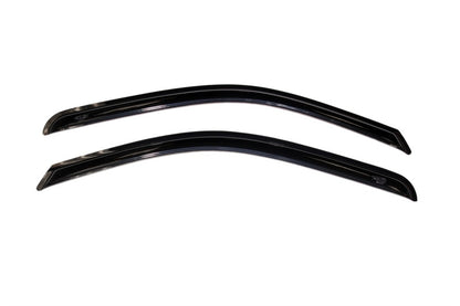 AVS Ventvisor Outside Mount Window Deflectors (2PC, Smoke): Dodge RAM 1500 Standard Cab 2009 - 2018