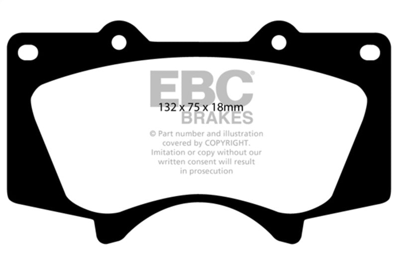EBC Extra Duty Front Brake Pads | 10+ Lexus GX460 4.6