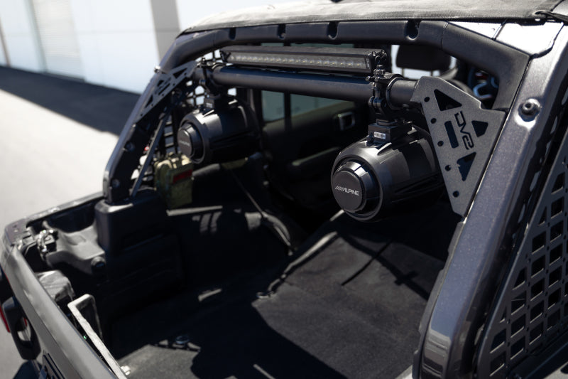 DV8 Offroad Jeep Wrangler JL 4-Door Speaker/Light Bar Mount | Jeep Wrangler JL (18-25) (SBJL-01)
