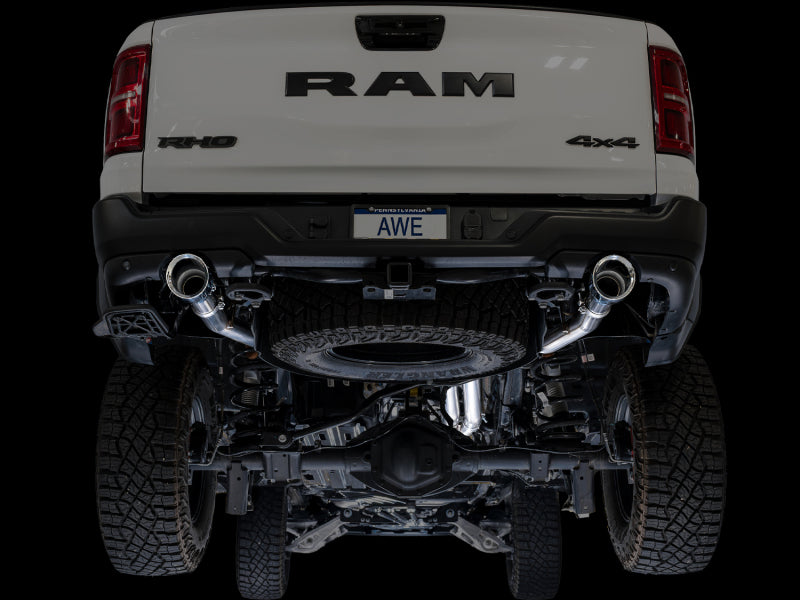 AWE Tuning 2025+ RAM 1500 RHO 3.0 I6 TT Dual Rear Exit Catback Exhaust | Ram 1500 (25+)(3015-32630)