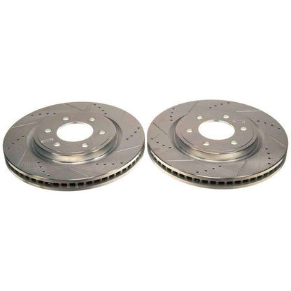 PowerStop 21-22 Front Drilled & Slotted Rotor | Ford Bronco (21-26) (AR85207XPR)