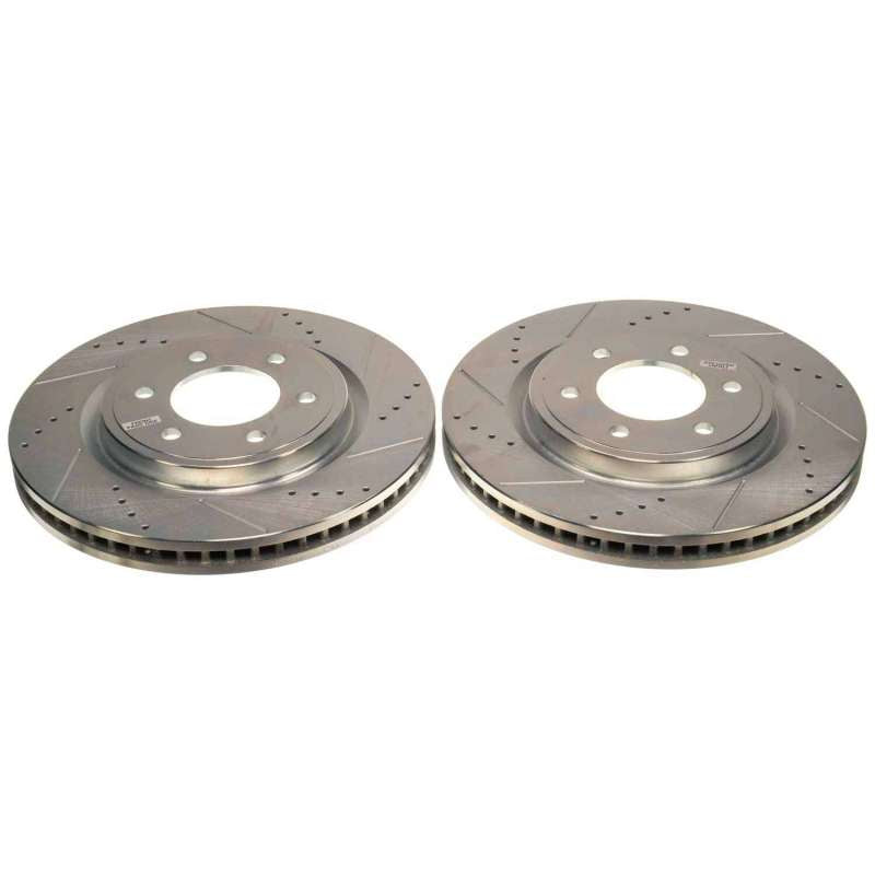 PowerStop 21-22 Front Drilled & Slotted Rotor | Ford Bronco (21-26) (AR85207XPR)