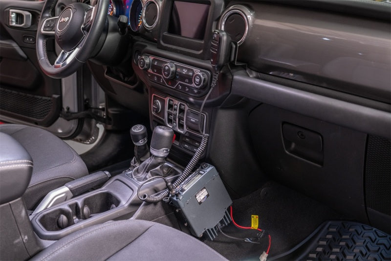 Rugged Ridge Race Radio Mount: Fits Most Jeep Wrangler / Gladiator Models (2018-2026)