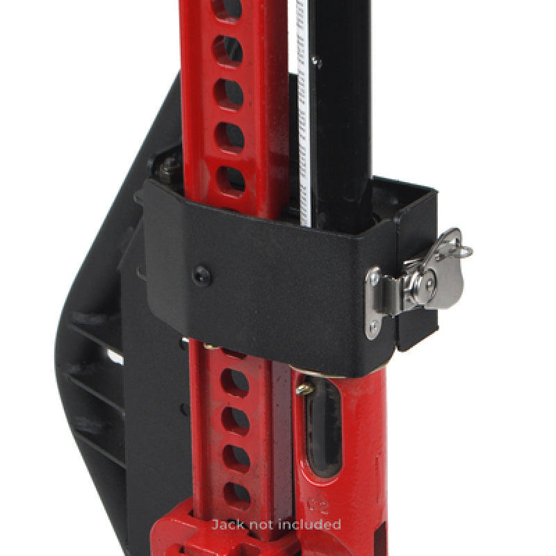 Go Rhino Front Fender Jack Mount (FRONT): Jeep Wrangler / Gladiator (07-26) - Textured Black