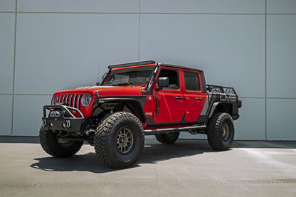 DV8 Offroad Powder Coated Hinge Mounted Step: Jeep Wrangler / Gladiator (2018-2026)
