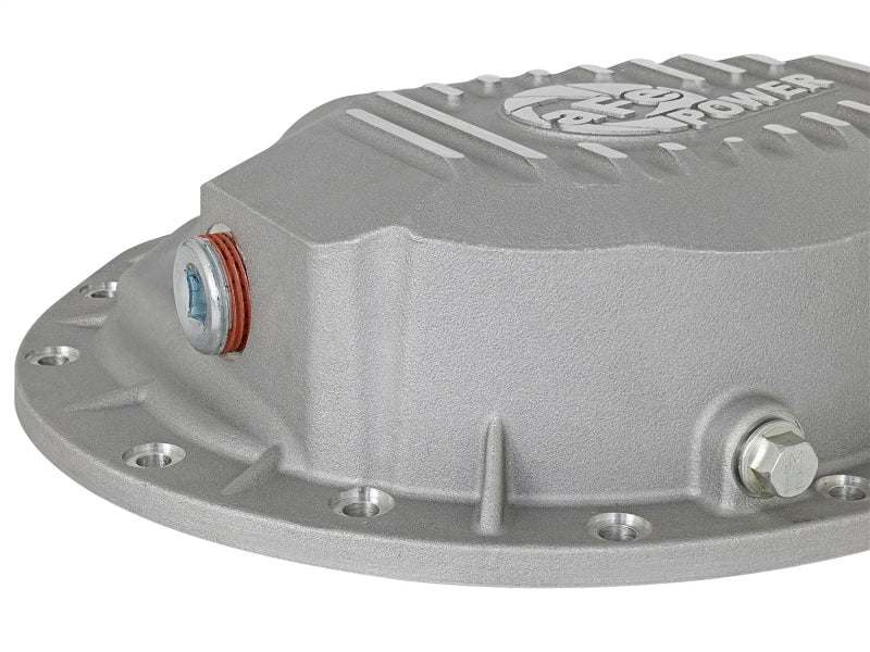 aFe Street Series Front Differential Cover: Dodge Ram 2500 / Ram 3500 2003 - 2010 w/ Machined Fins