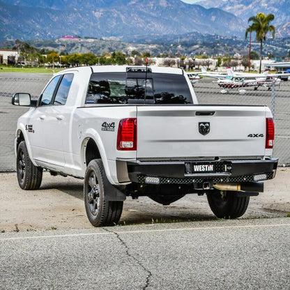 Westin Black HDX Bandit Rear Bumper: Fits Dodge Ram / Ram 1500 / 2500 / 3500 (09-24)