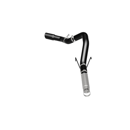 MagnaFlow Black 5in Single Passenger Side Rear Exit Exhaust: Ram 2500 / Ram 3500 2019-2024