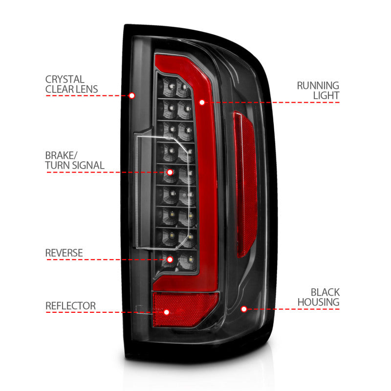 ANZO LED Tail Light with Red Lightbar | Chevrolet Colorado (15-21) (311432)