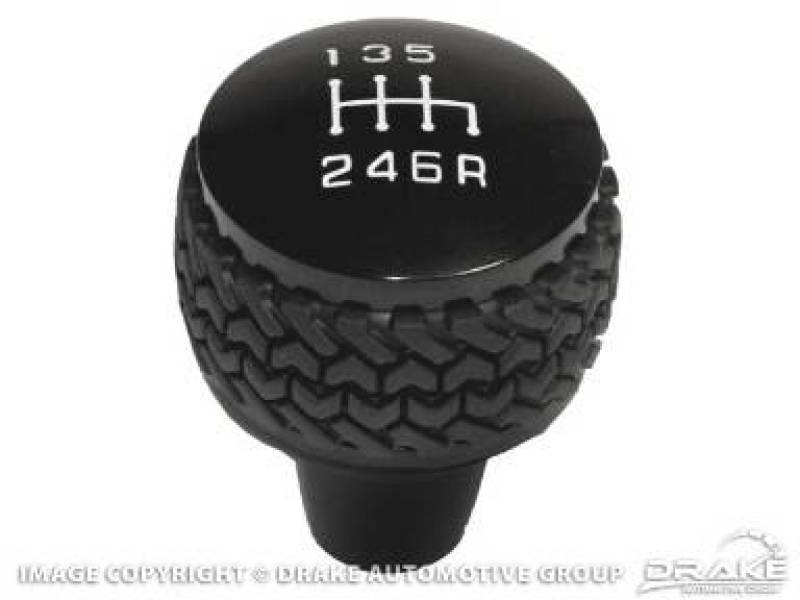 DV8 Offroad Black 6-Speed Shift Knob: Jeep Wrangler (2011-2017) / Wrangler JK (2018)