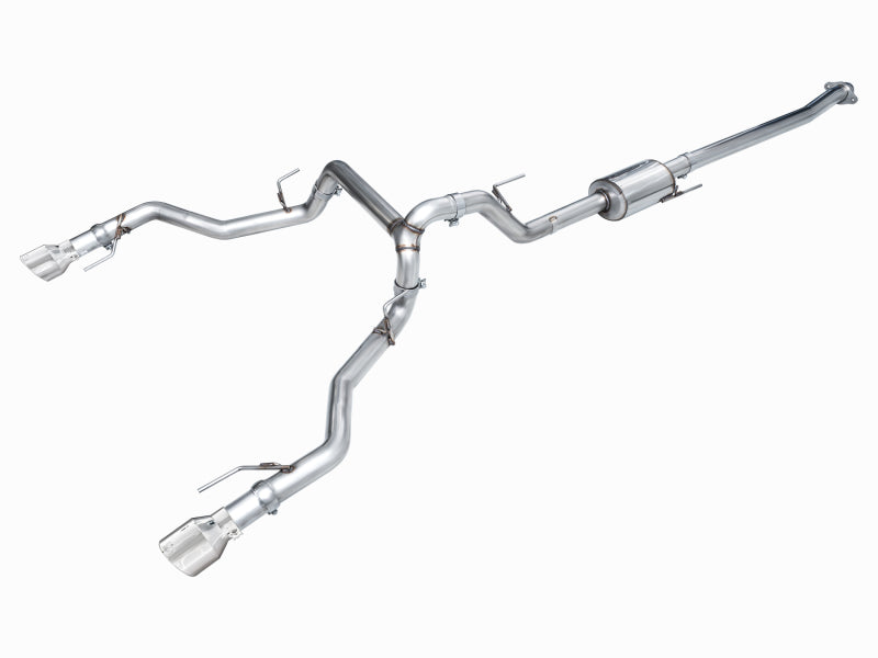 AWE Tuning 2021+ Ford F-150 Tremor Catback w/ Bumper Cutouts & Chrome Silver Tips | Ford F-150 (21-23) (3020-32402)