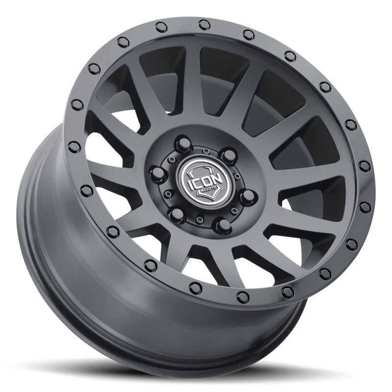 ICON 18x9 6x5.5 25mm Offset 6in BS Double Black Wheel | Ford Ranger / Bronco (19-26) (2018909060DB)