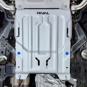Rival 24-26 Ford Ranger / Ranger Raptor Aluminum Transmission And Cat Converter Skid Plate