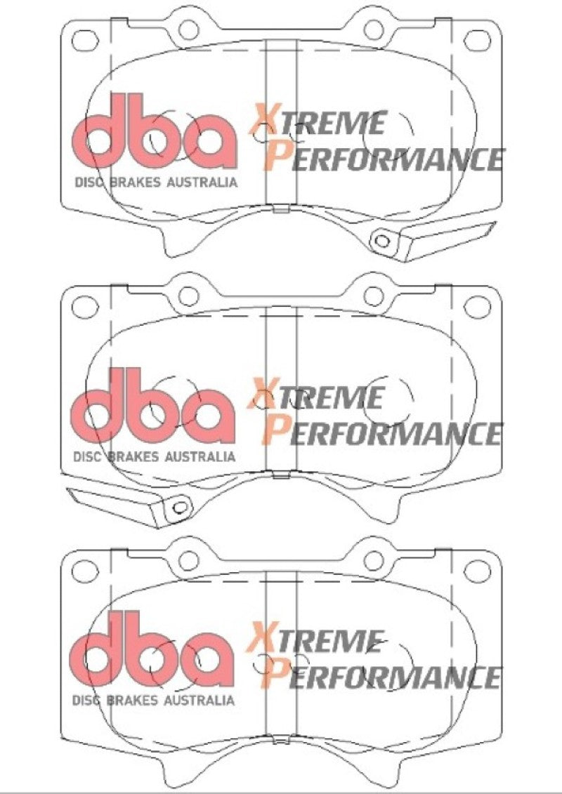 DBA XP650 Front Xtreme Performance Front Brake Pads | Toyota Tacoma (15) (DB1482XP)