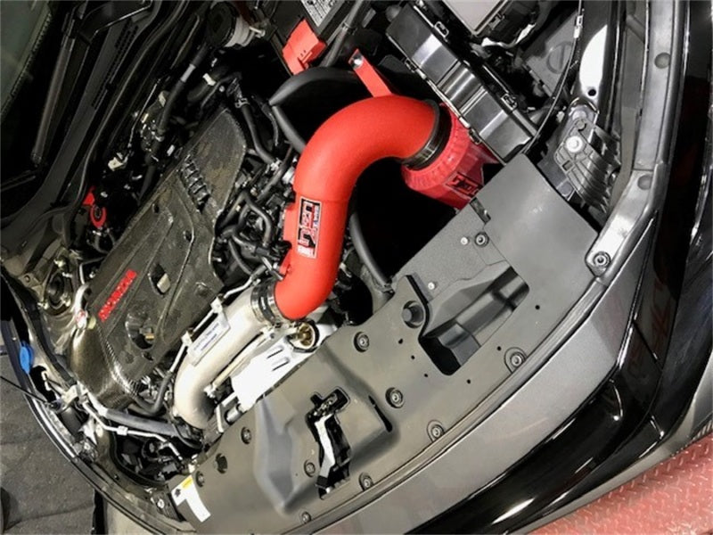 Injen 17-19 Honda Civic Type R 2.0T Wrinkle Red Short Ram Air Intake | Honda Civic Type R FK8 (16-22), Civic X (16-22), Acura RDX (18-26) (SP1583WR)