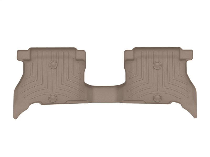 WeatherTech Rear FloorLiner Tan (REAR): Jeep Wrangler JL 2021-2024 4xe