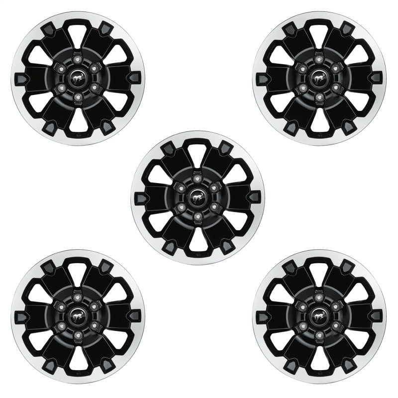 Ford Racing 18in Black Machined Face Wheel Kit | Ford Bronco (21-26) (M-1007K-BB5)