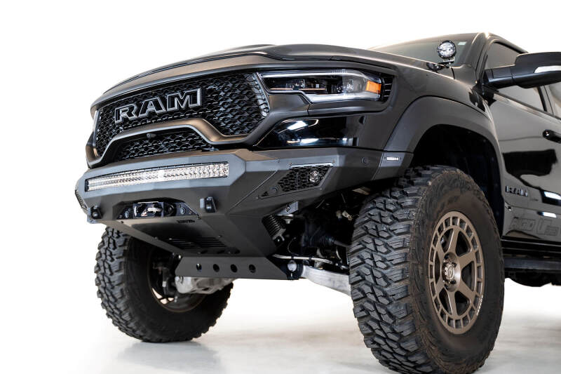 Addictive Desert Designs Stealth Fighter Winch Kit: Ram 1500 TRX (19-24) - Hammer Black/Satin Black