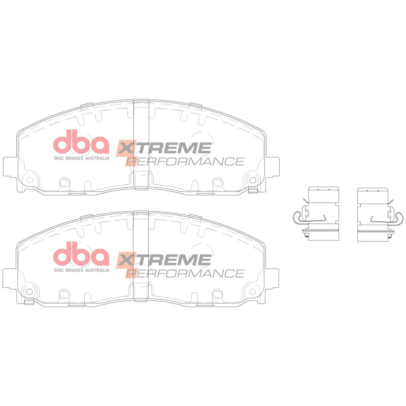 DBA XP Performance Brake Pads (FRONT): Jeep Wrangler JL (18-22)