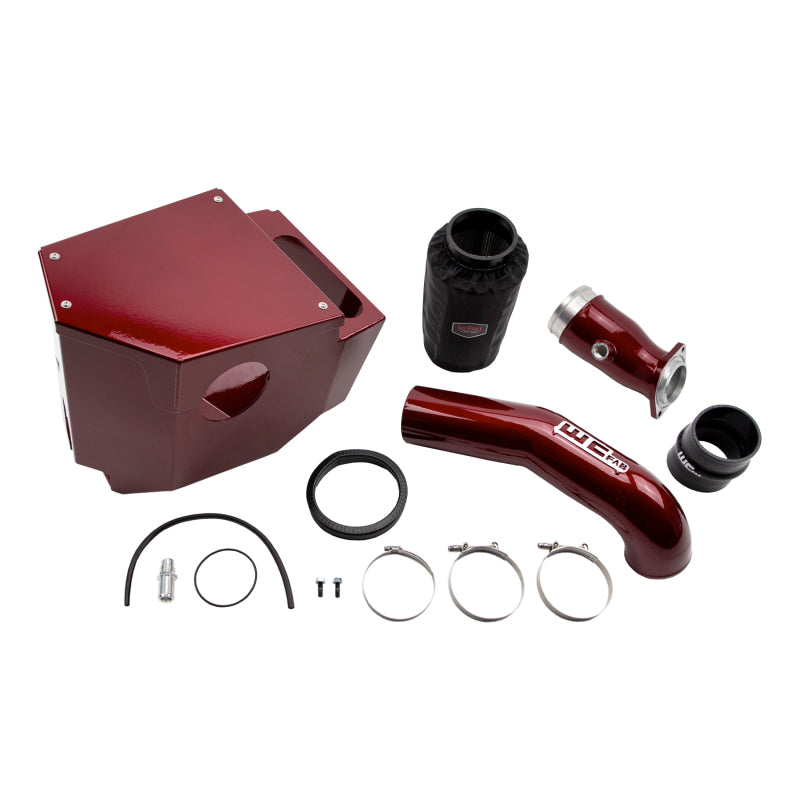 Wehrli 4in Intake Kit Stage 2 - Red | Chevrolet Silverado 2500HD / Silverado 3500HD / GMC Sierra 2500HD / Sierra 3500HD (20-26) (WCF100684-RED)