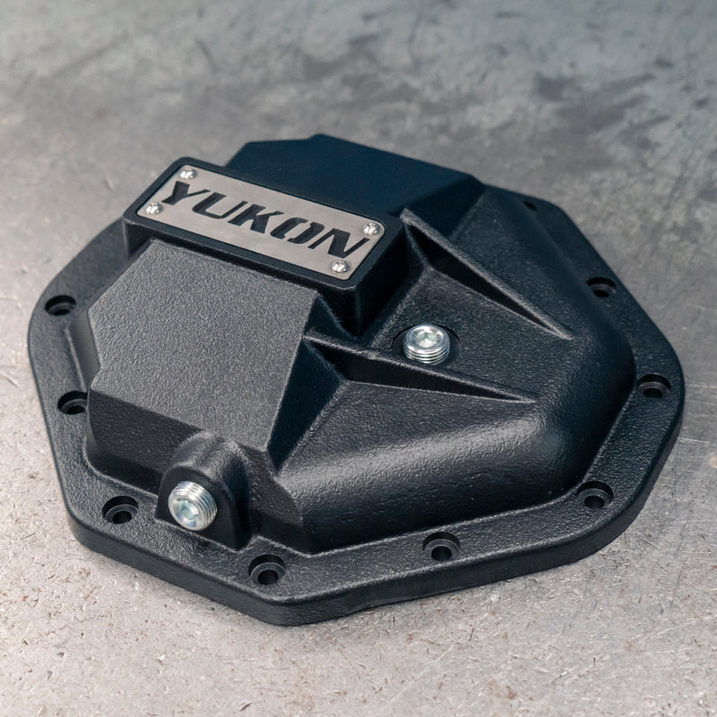 Yukon Gear & Axle Hardcore Nodular Iron Rear Diff Cover: Fits Dodge / Ram (94-19) - Black