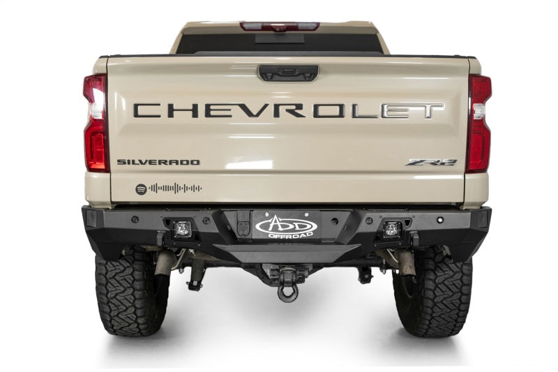 Addictive Desert Designs 2022+ Chevrolet Silverado 1500 / ZR2 / GMC Sierra AT4 / AT4X Stealth Fighter Rear Bumper | 2019-2026 (R120081090103)