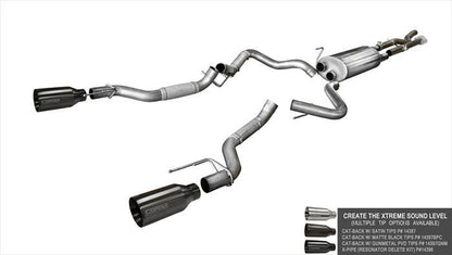 CORSA Res-Delete / 2.75 in X-Pipe | 2017-2020 Ford F-150 EcoBoost Raptor 3.5T (14396)