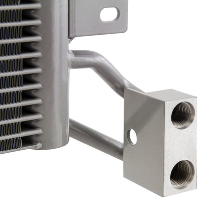 Mishimoto Perf Transmission Cooler: Jeep Wrangler JL 2018-2025 / Gladiator JT 2020-2025