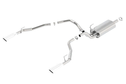 Borla Touring Cat-Back Exhaust (Polished Tips, Thru Bumper): Dodge Ram 5.7L Hemi (02-18)