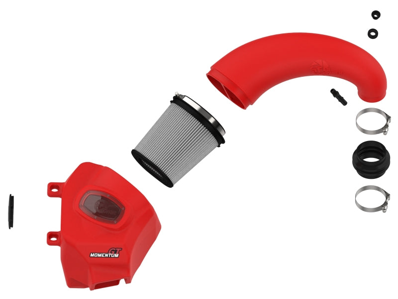 AFE Momentum GT Red Edition Cold Air Intake System w/ Pro DRY S Filter: Dodge Ram 5.7L Hemi 1500 2019 - 2023