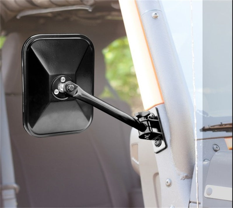 Rugged Ridge Rectangular Quick Release Side Mirror | Jeep Wrangler JK / JL (97-25) (11025.13)