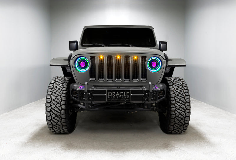 ORACLE Lighting Bi-LED Projector Headlights: Jeep Wrangler / Gladiator (18-24)