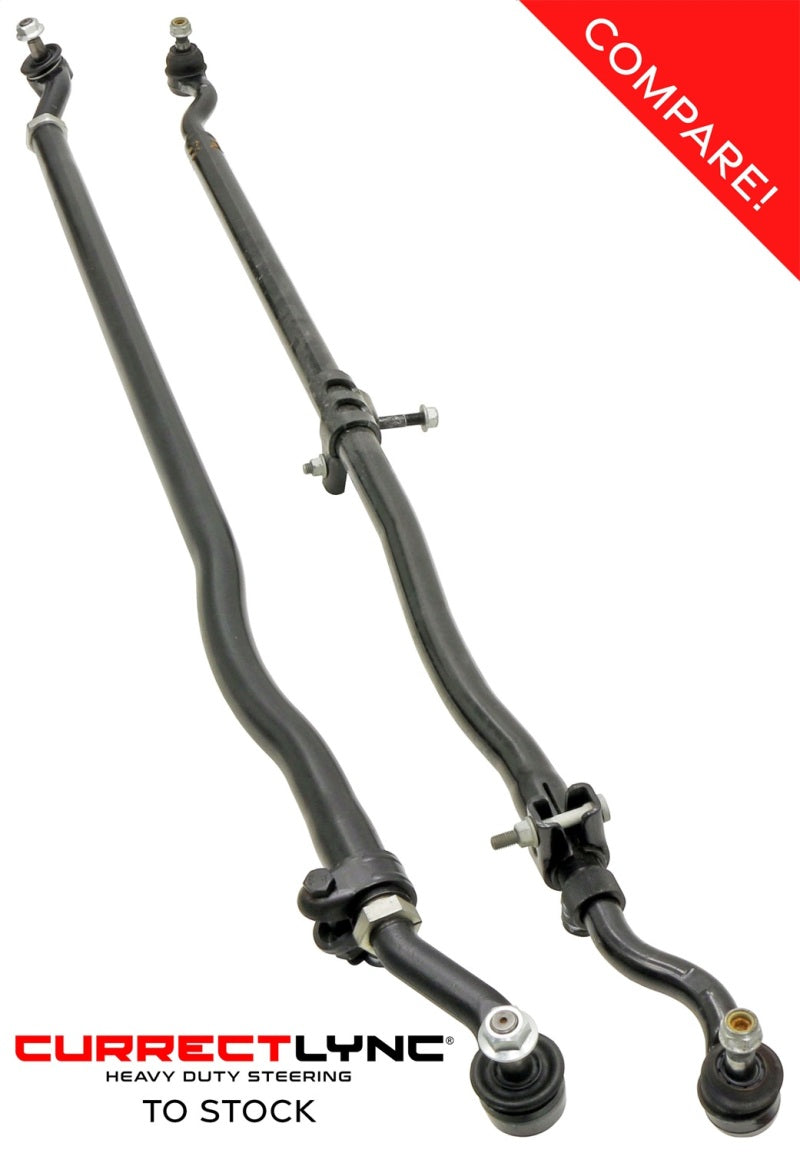 RockJock JK Currectlync Steering System w/ Flipped Drag Link | Jeep Wrangler JK (07-18) (JK-9704P)