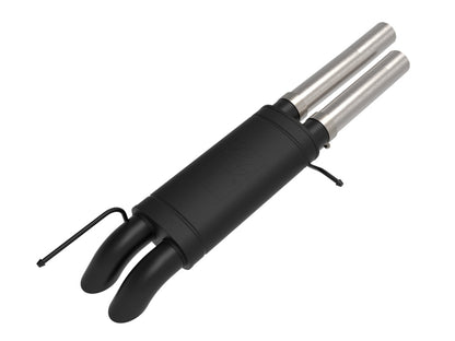 AFE ROCK BASHER Cat-Back Exhaust System: Jeep Wrangler Rubicon 6.4L 392 2021 - 2025