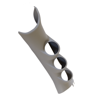 AutoMeter Triple Pillar Pod: Dodge Ram 1500 (09-10) / Ram 2500 (10) / Ram 3500 (10)