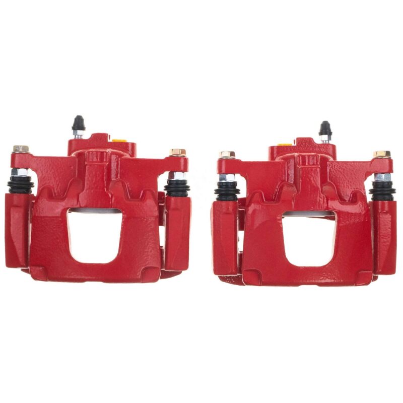 PowerStop Powder Coated Rear Brake Caliper Pair w/Bracket (REAR): Jeep Wrangler (07-18)