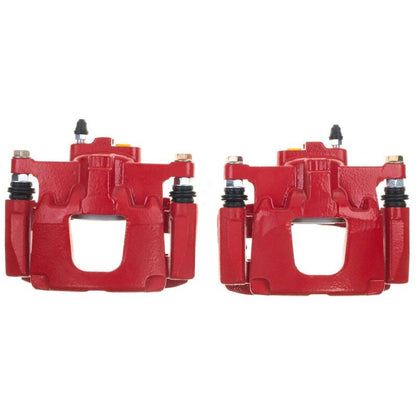 PowerStop Powder Coated Rear Brake Caliper Pair w/Bracket (REAR): Jeep Wrangler (07-18)